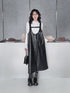 Zip Suspender Dress